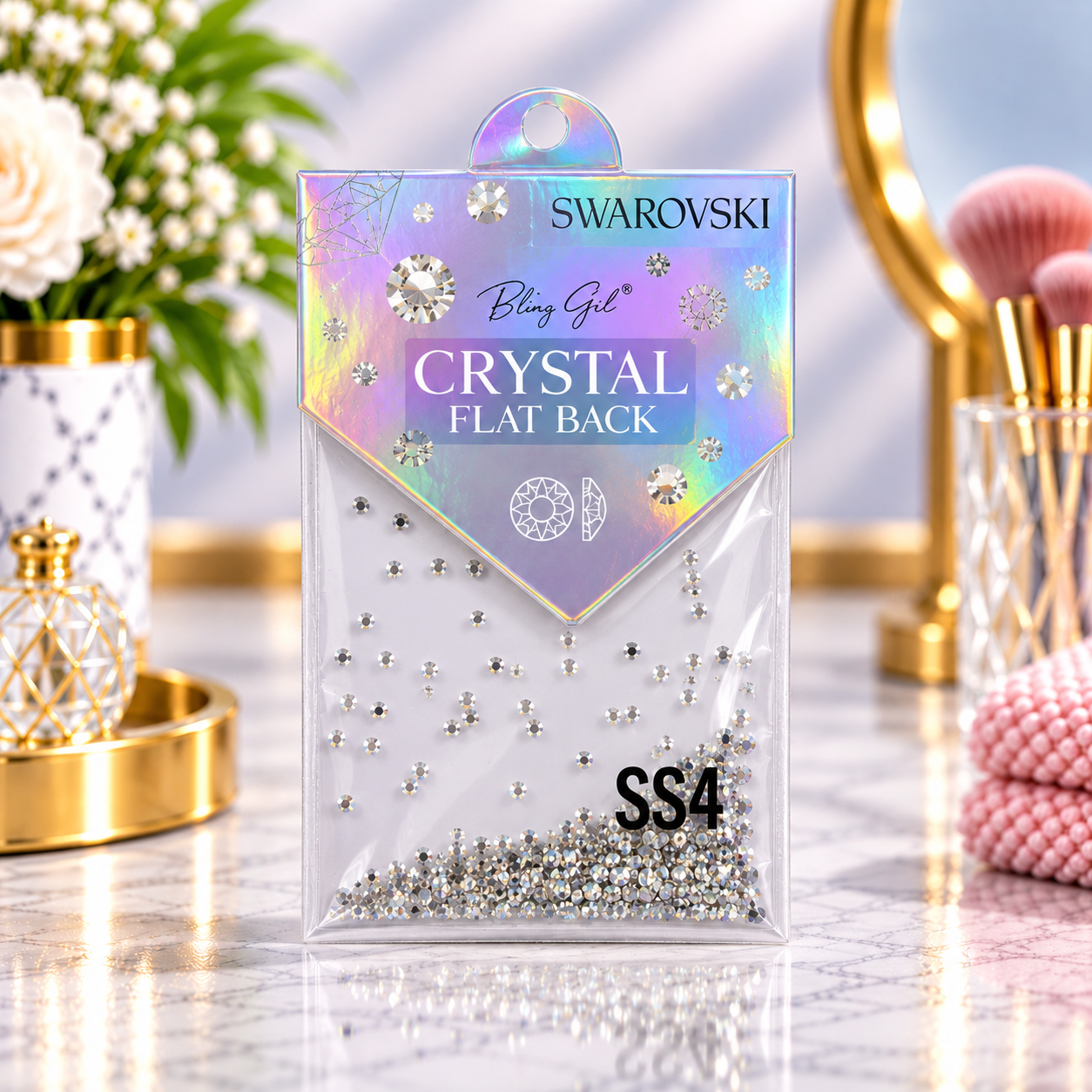 Crystal Flat Back SS4#