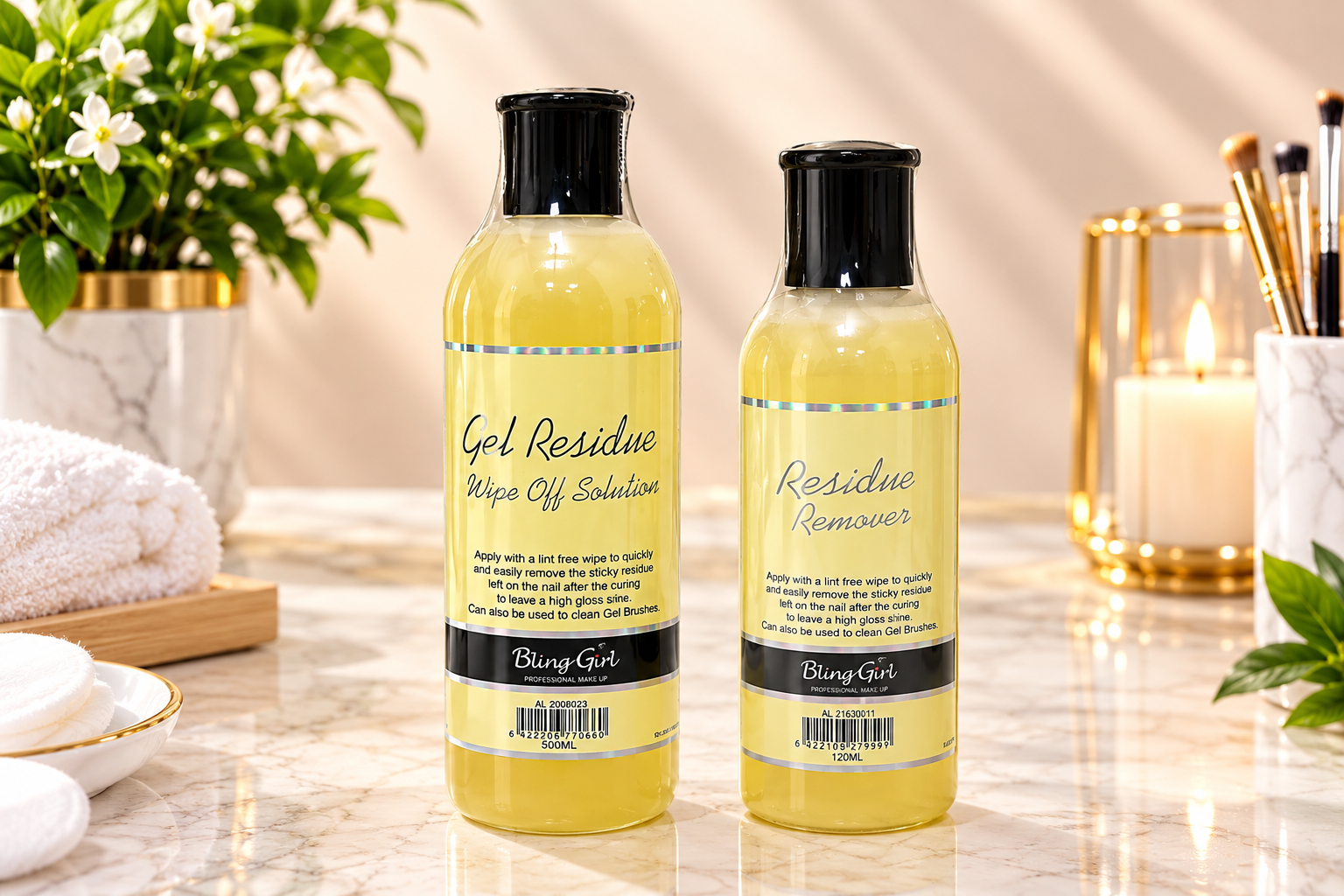 Gel Residue Wipe Off Solution